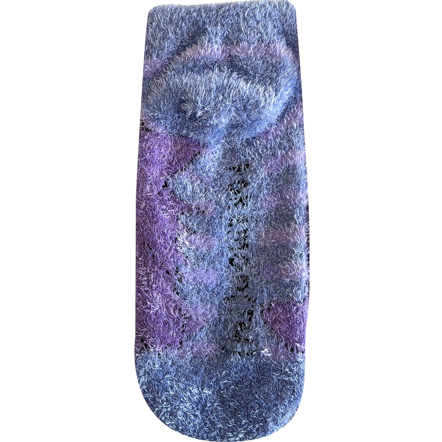 Fluffy socks Gengar striped women's (23-25cm)