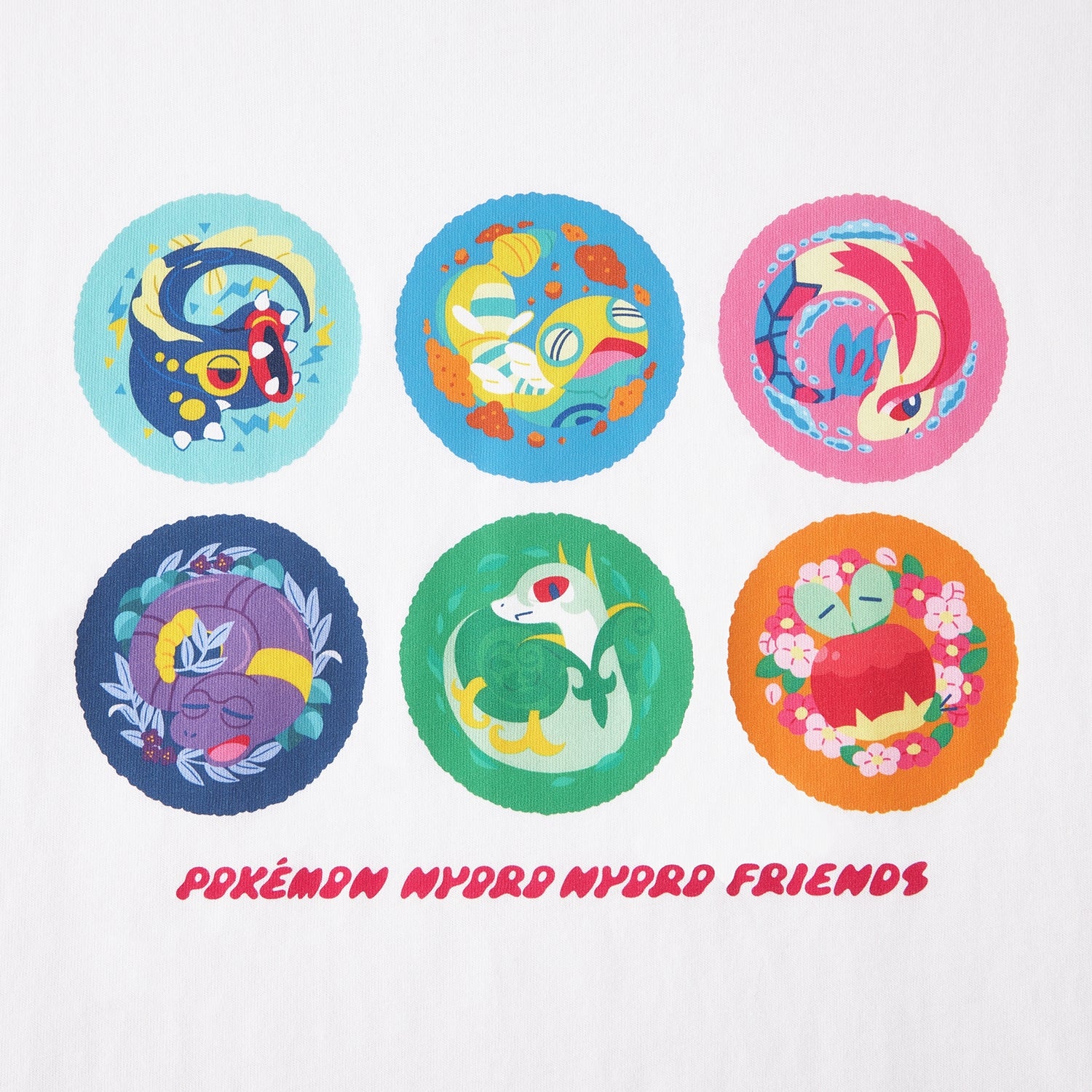 T-shirt POKÉMON NYORO NYORO FRIENDS Coil Free