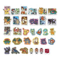 Flake sticker Japanese pattern