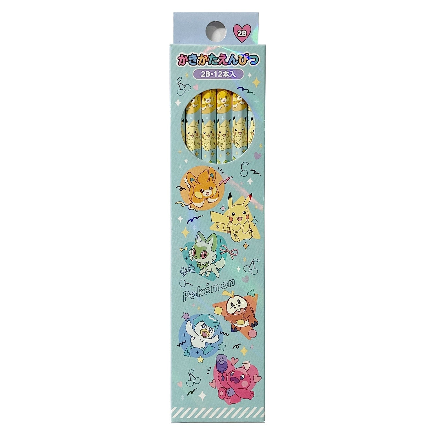 Kakikata Pencil 2B Colorful Pop Series, colorful Pokemon character design, from Japan
