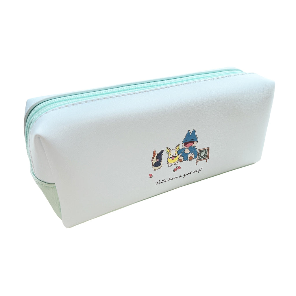 Authentic Pokemon Japan Twin Zipper Case with Mogumogu design, collectible item