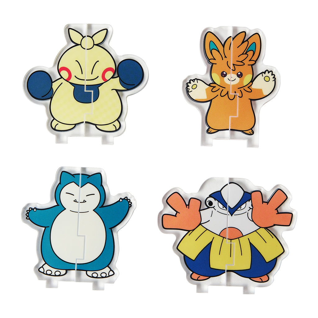 Pokemon Tonton Battle figure set with five characters, shipped from Japan