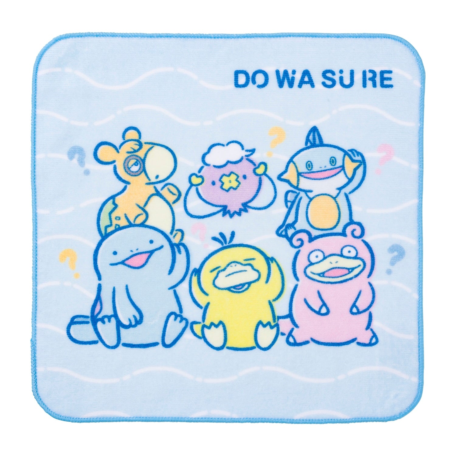 Pokemon Hand Towel with colorful Dowasure art from Japan