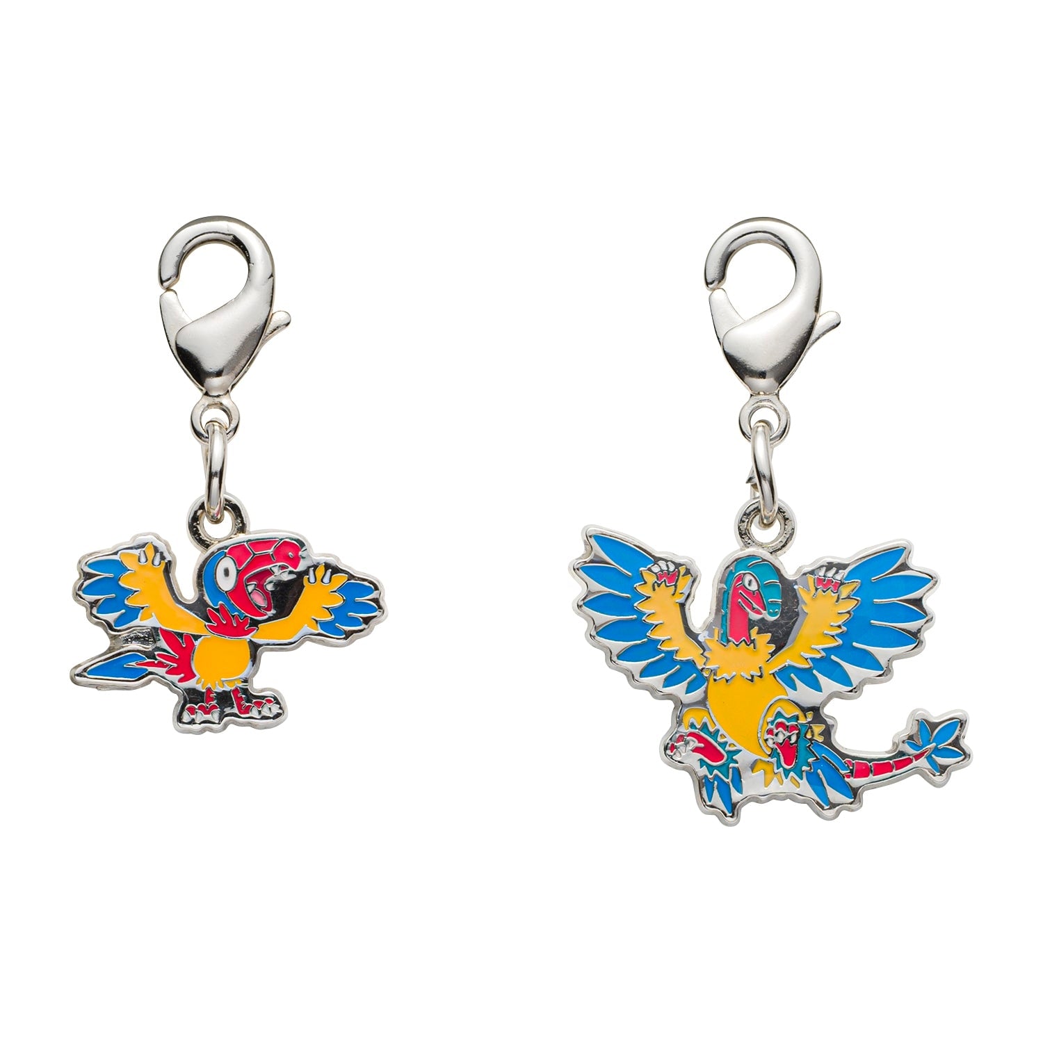 Pokemon Metal Charm 566/567 from Japan, featuring a detailed metal design