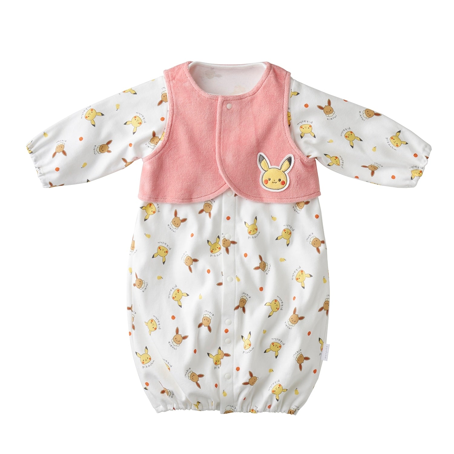 Monpoke Vest Dress & Coverall Pink