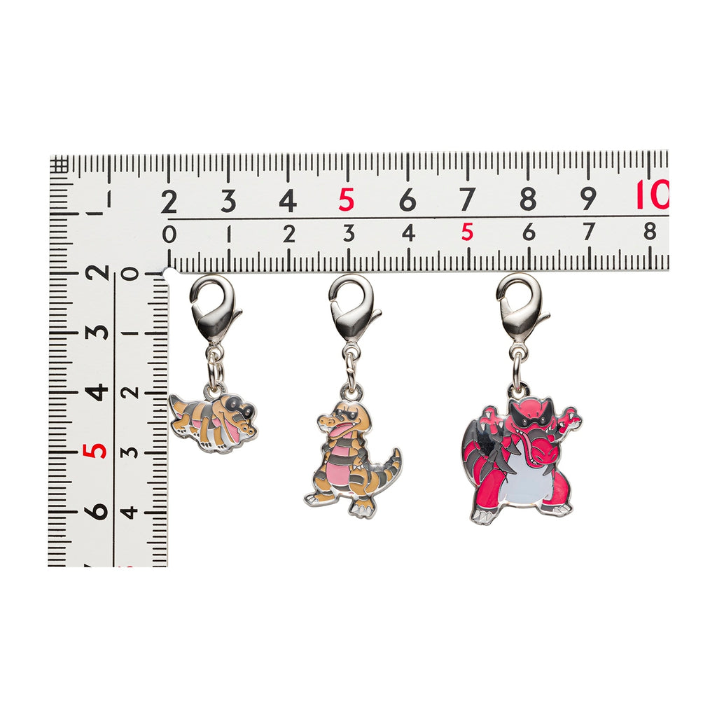 Japanese Pokemon metal charm, National Encyclopedia series, collectible item from Japan