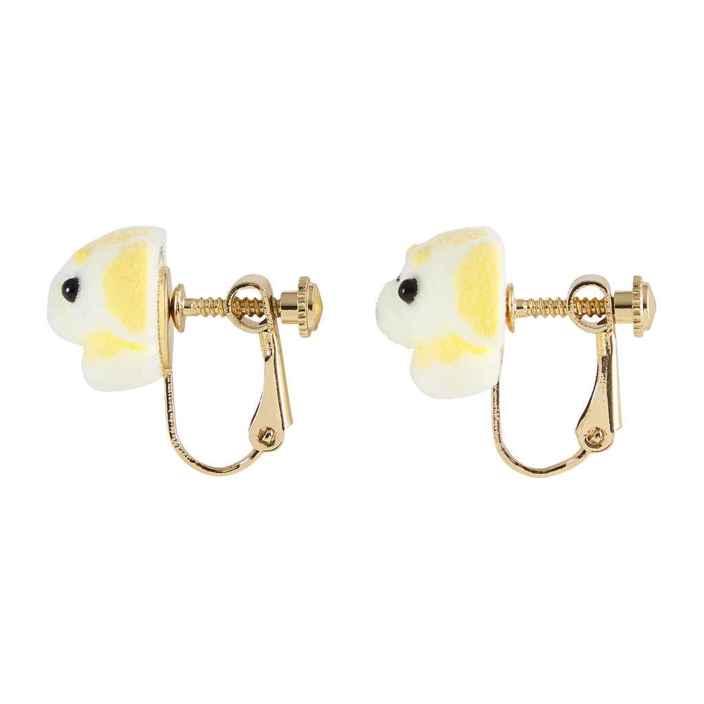 Authentic Japanese Pokémon Earrings 97 Papi Mocchi with detailed character face, shipped from Japan