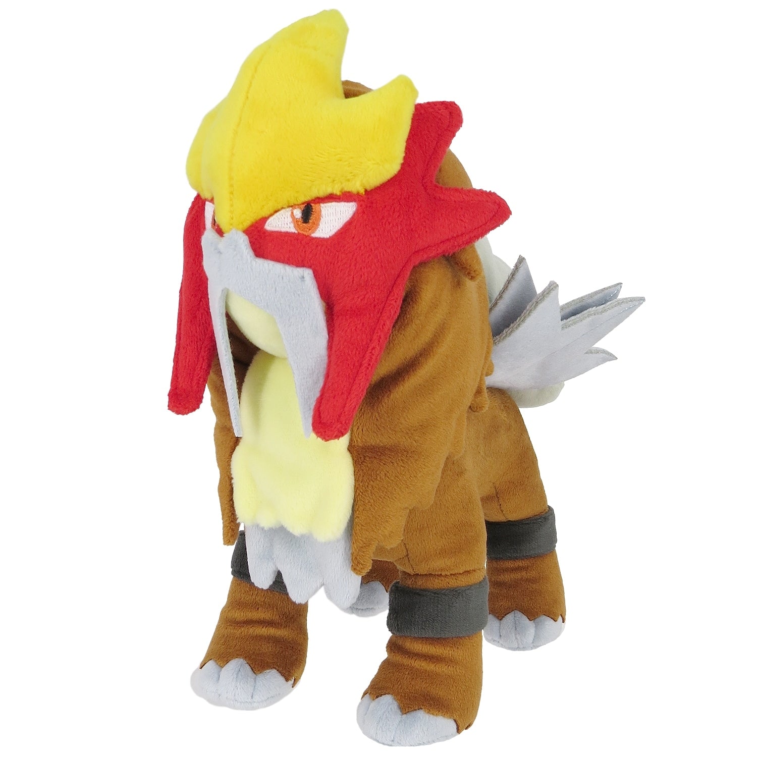 Japanese Pokemon Entei Plushie with intricate details from Japan