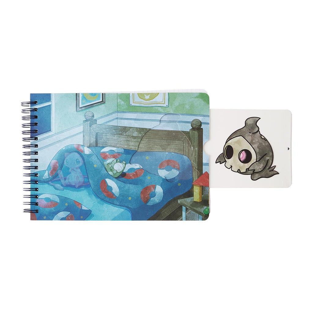 Authentic Japanese Duskull notebook with unique Ghost-type design