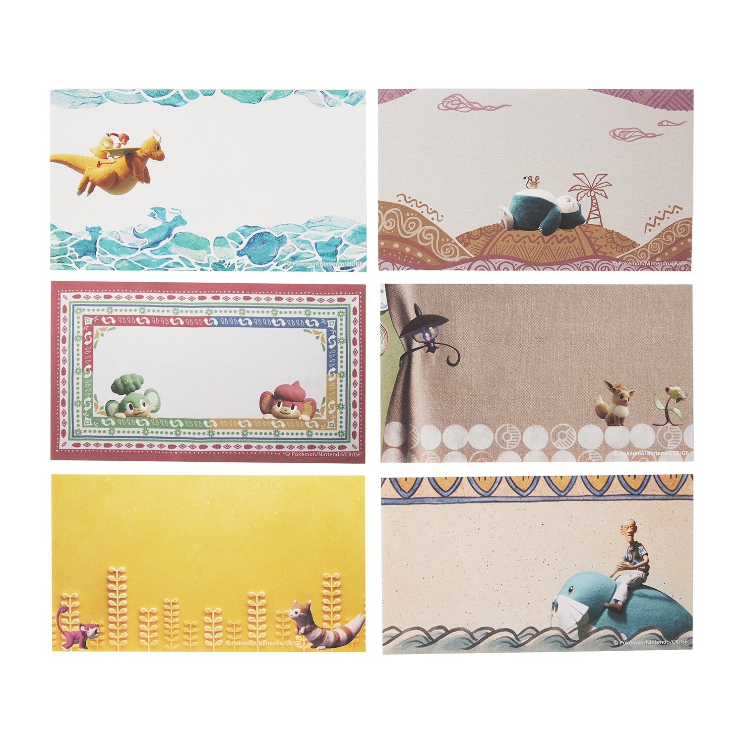 Official Pokemon Center Japan Notepad, with vibrant artwork and collectible packaging from Japan