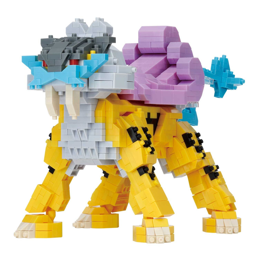 Authentic Japanese Nanoblock Raikou Deluxe Edition with intricate details