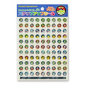 Step Up Seal Mini from Japan, featuring Pokemon characters on a small seal with vibrant colors