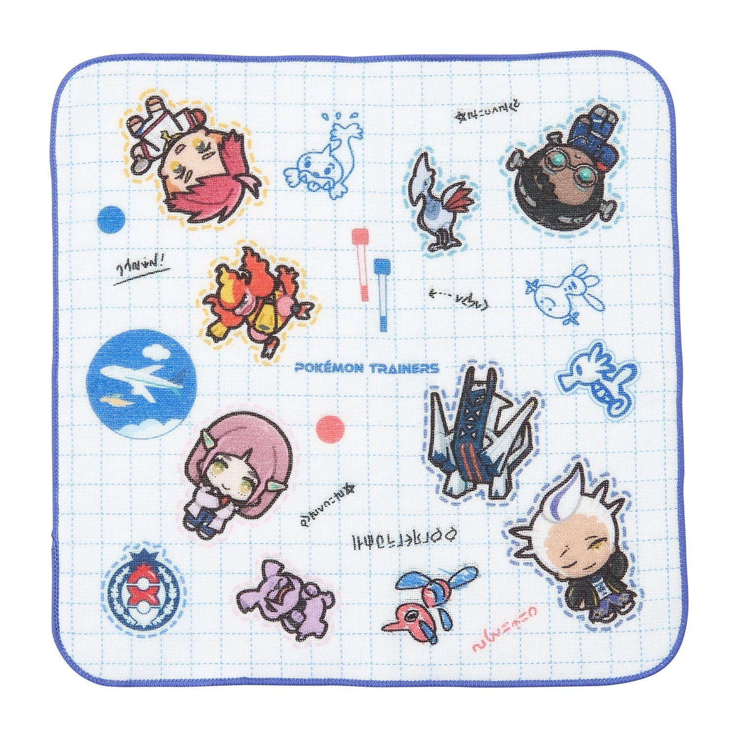 POKÉMON TRAINERS hand towel with blueberry academy design from Japan