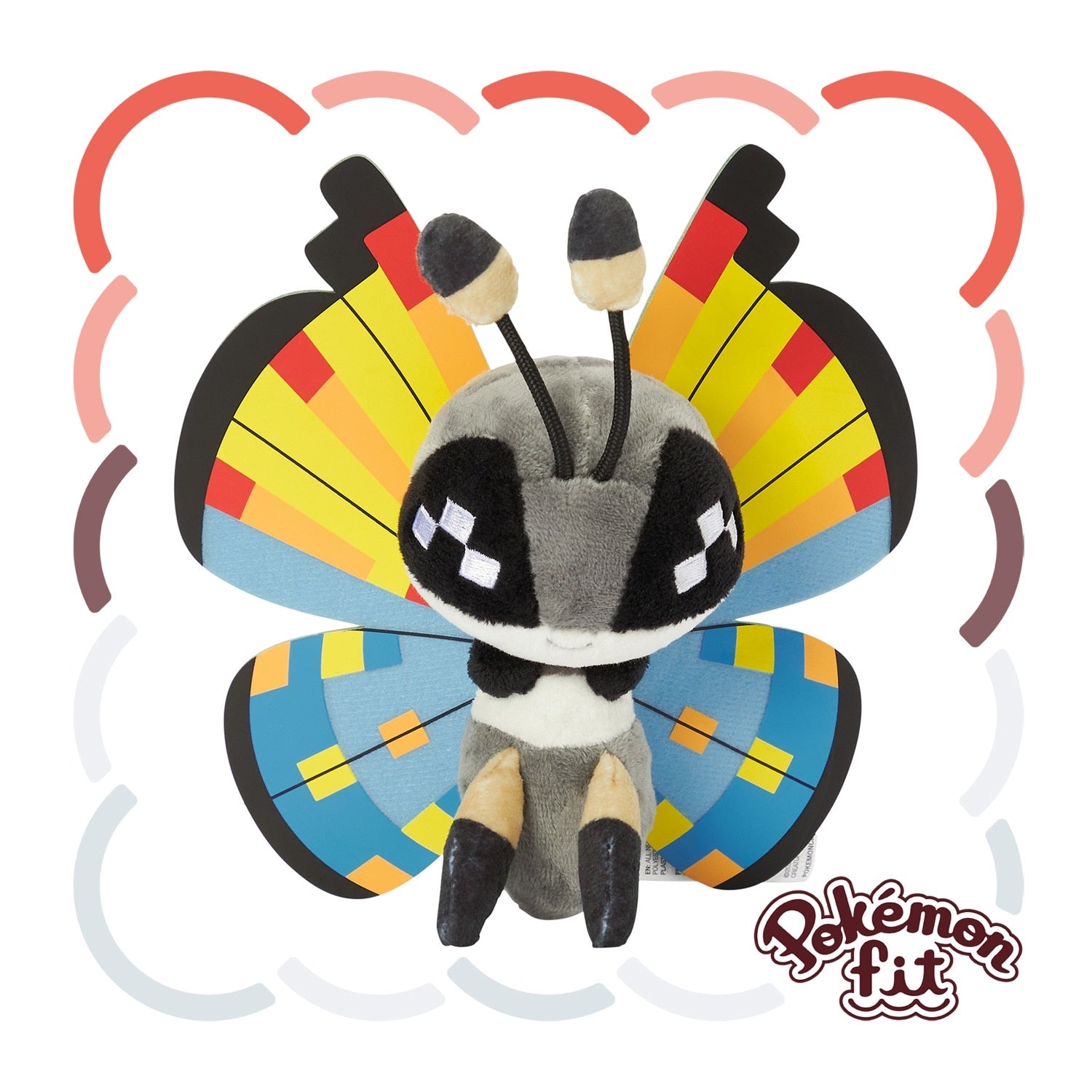 Pokémon fit Plush #666 Vivillon (Ocean Pattern) – Pokémon Center Japan