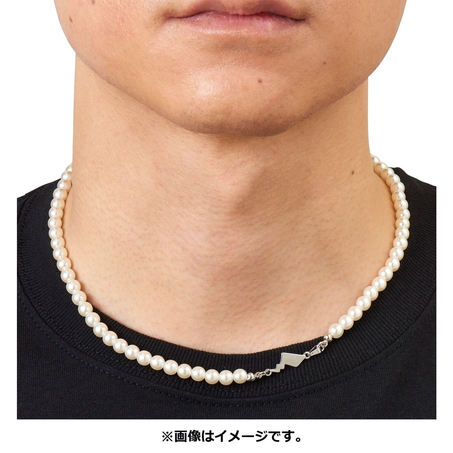Pikachu Accessory Necklace from Japan, showcasing adjustable chain and secure clasp