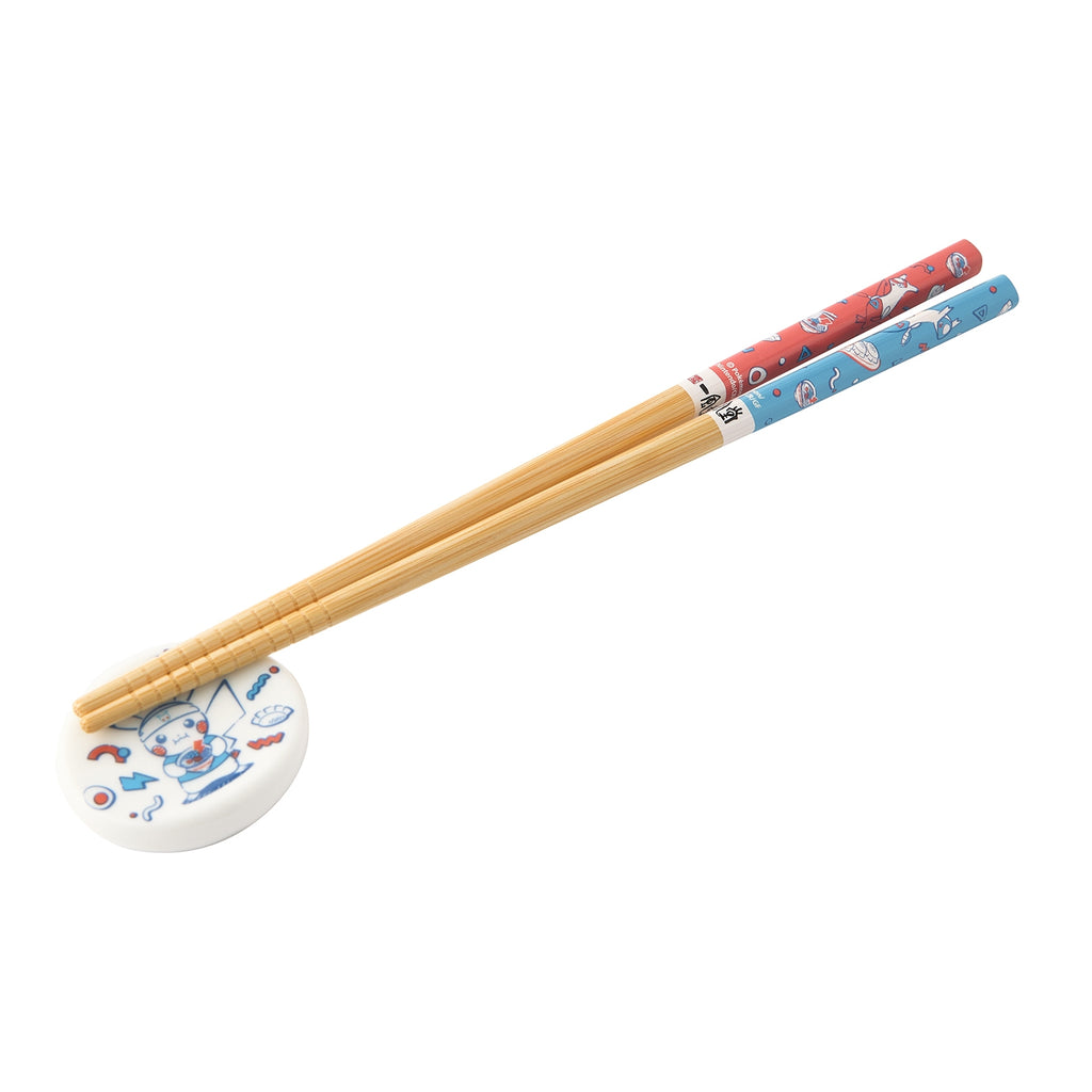 Ippudo Chopsticks & Chopstick Rest Set Pokemon Center Fukuoka R