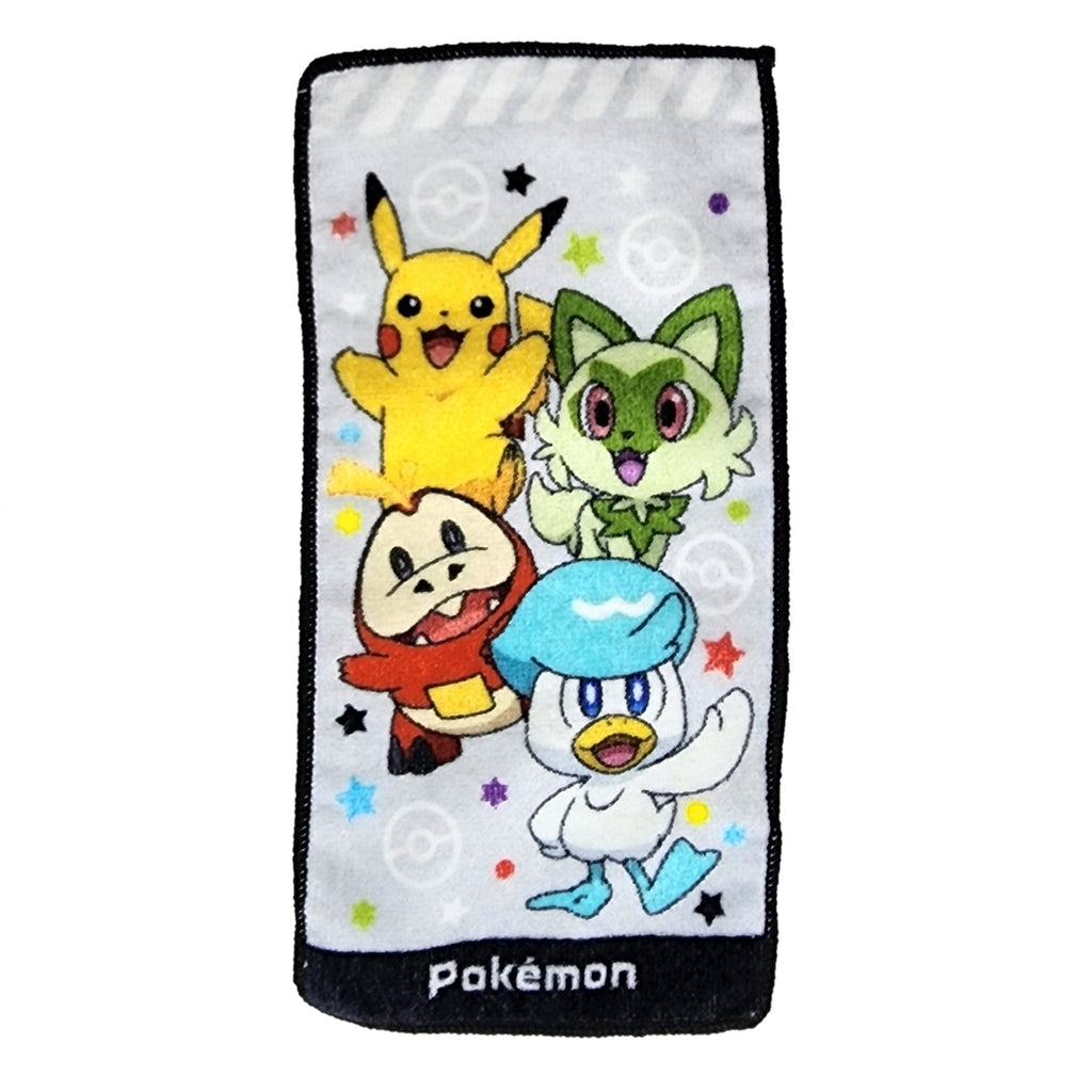 Authentic Pokémon mini towel with Pikachu and friends design from Japan