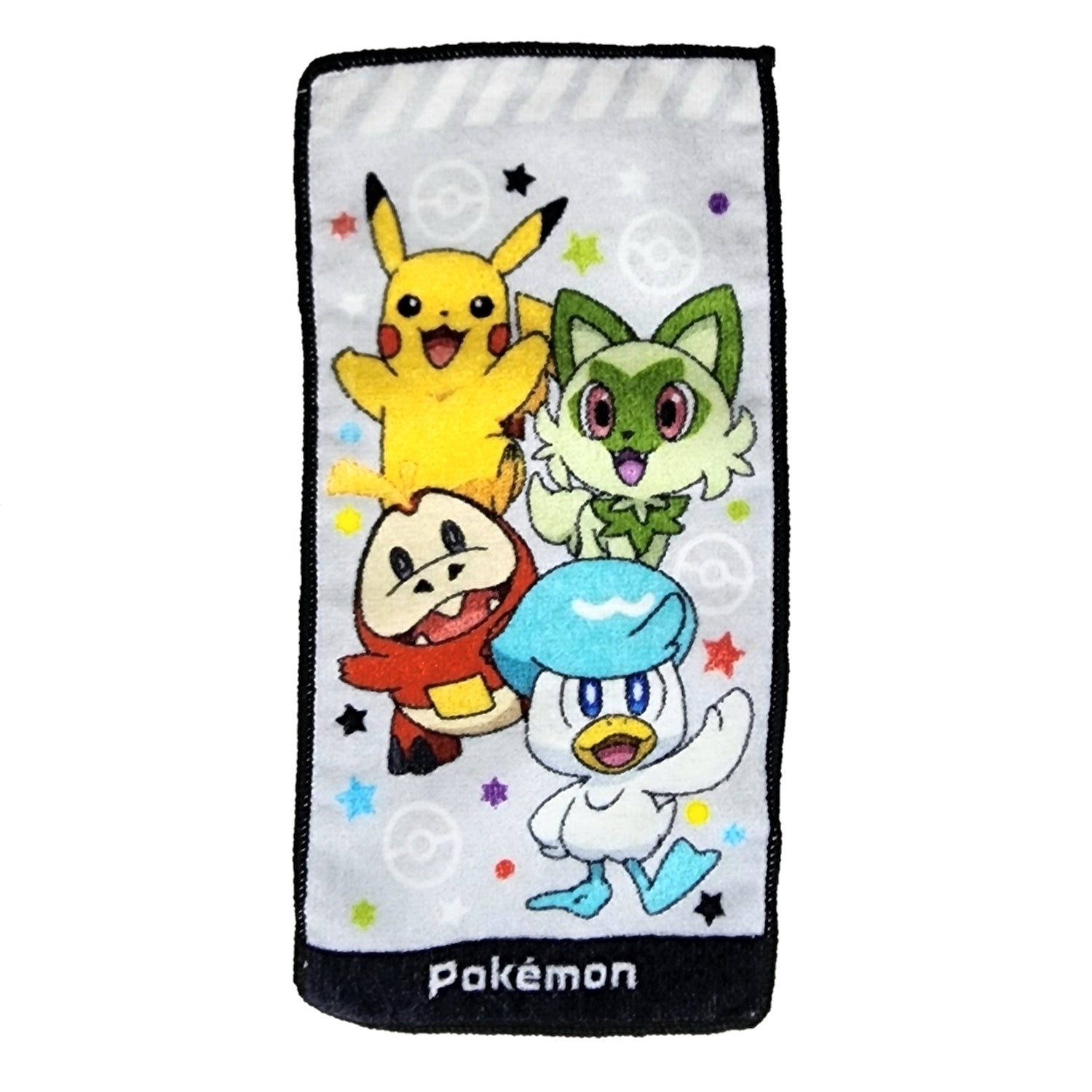 Authentic Pokémon mini towel with Pikachu and friends design from Japan