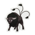 Pokemon Sticker Paldea Centaros from Japan, featuring Combat Shu design