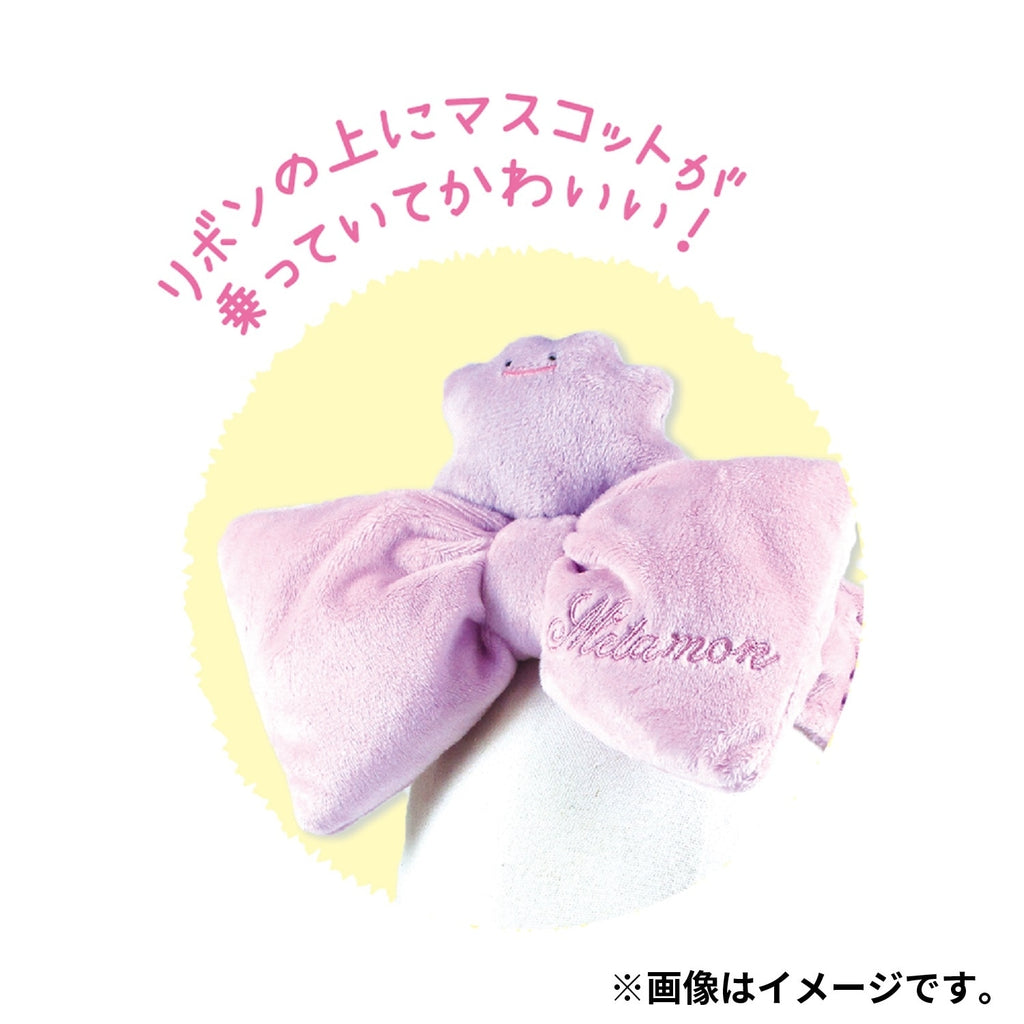 Close-up of Metamon hair band, detailed character goods, from Japan