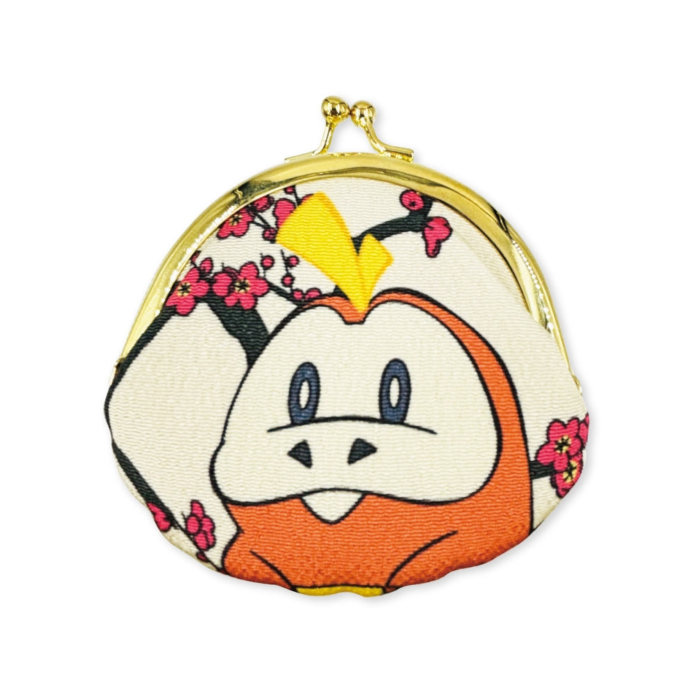 Clasp coin case Japanese pattern Hogeta