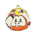 Clasp coin case Japanese pattern Hogeta