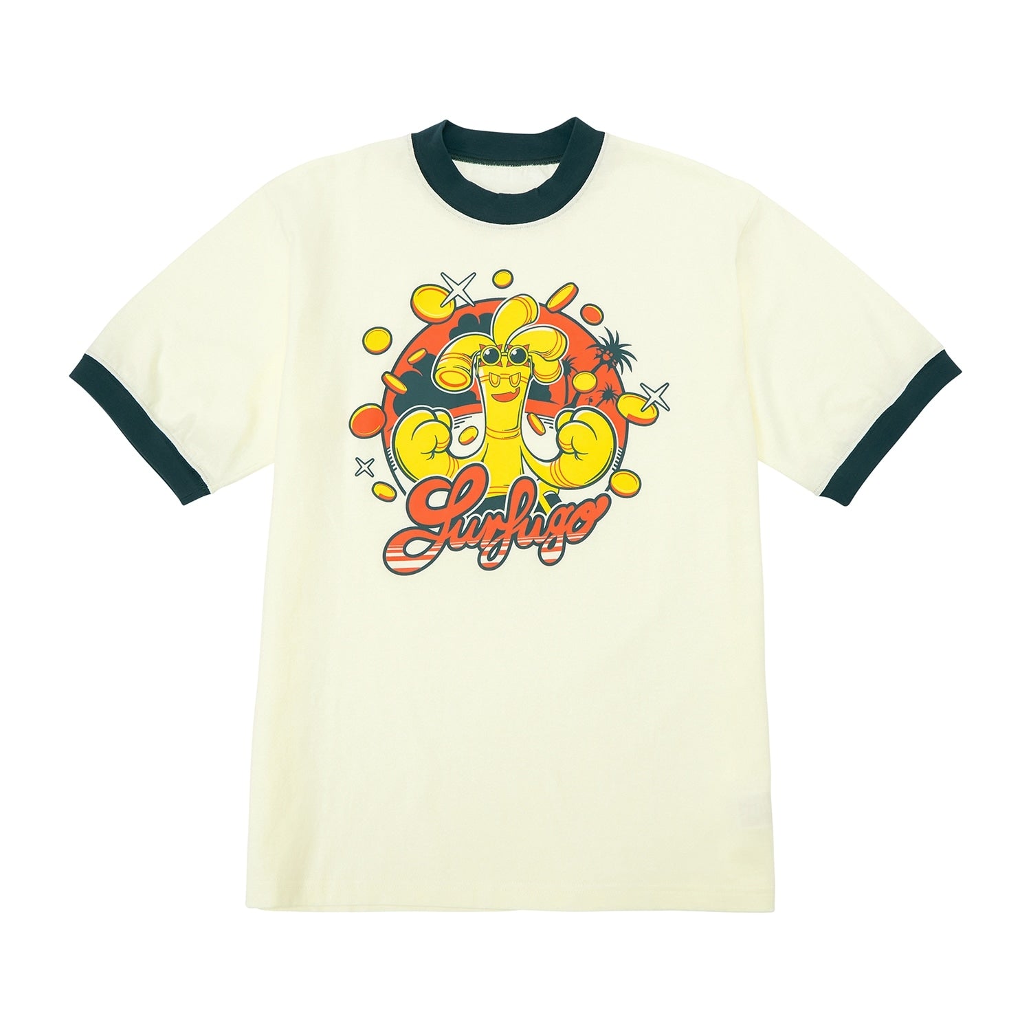Ringer T-shirt Surf Go M/L
