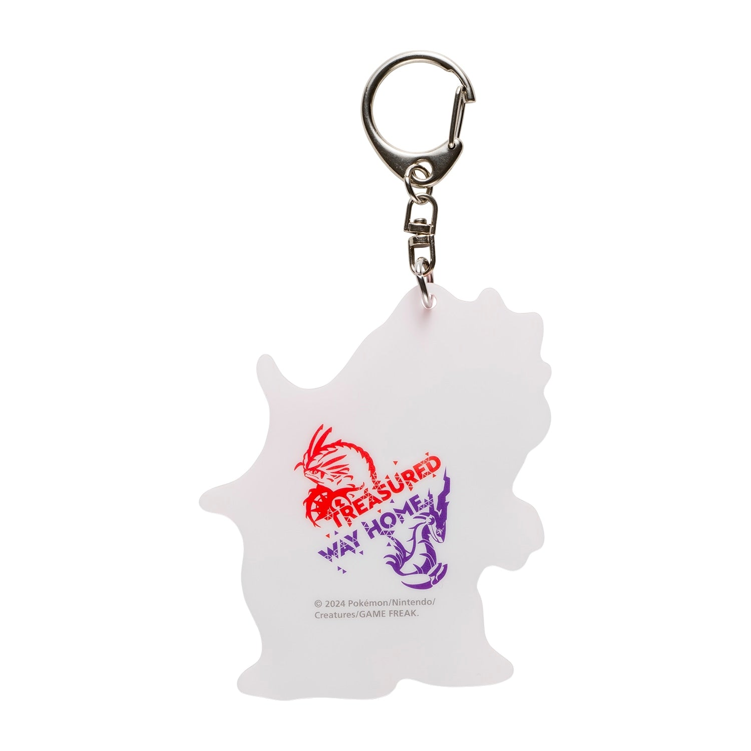 Acrylic Koraidon keychain with fighting pose, made in Japan