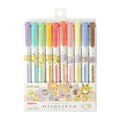 Pokemon Mild Liner Set from Japan, 10 colorful pockets