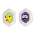Set of 2 die-cut small plates SHINKA NO ISHI Pikachu Rumpler