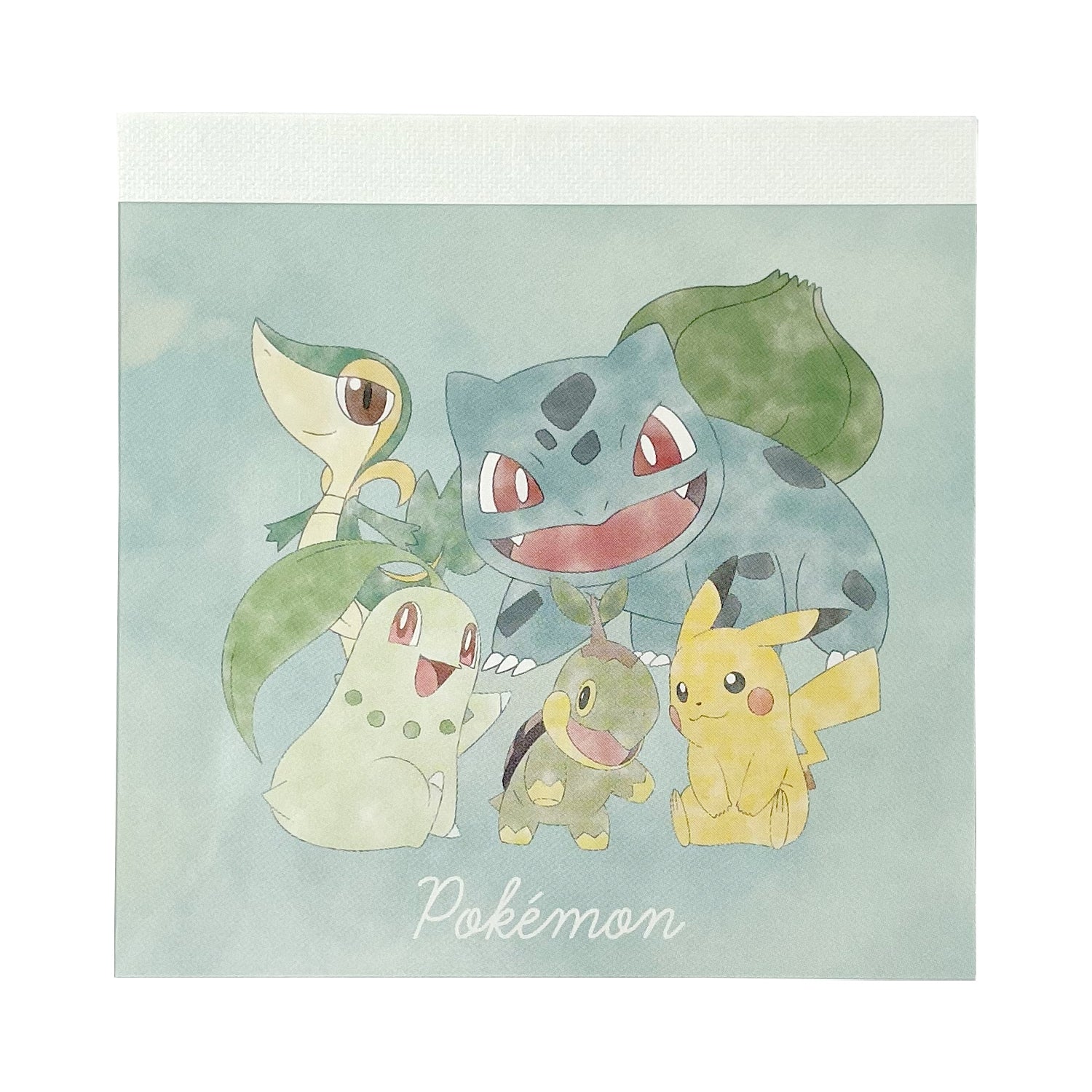 Pikachu Mini Memo A from Japan, featuring Electric-type Pokemon on a 7.5cm notebook