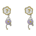 DOWASURE Juante Pokemon earrings with red accents from Japan