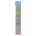 Kakikata Pencil B 4-pack Colorful Pop Series, vibrant colors, from Japan