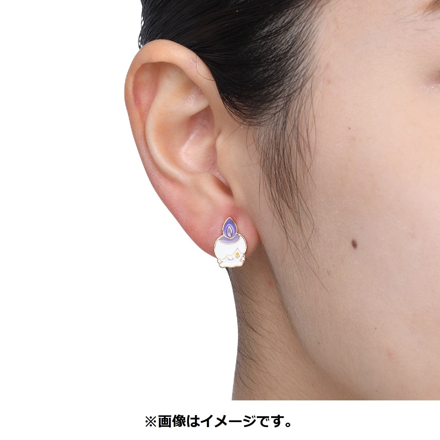 Japanese Pokémon Earrings with unique 13 Hitomoshi design, shipped from Tokyo