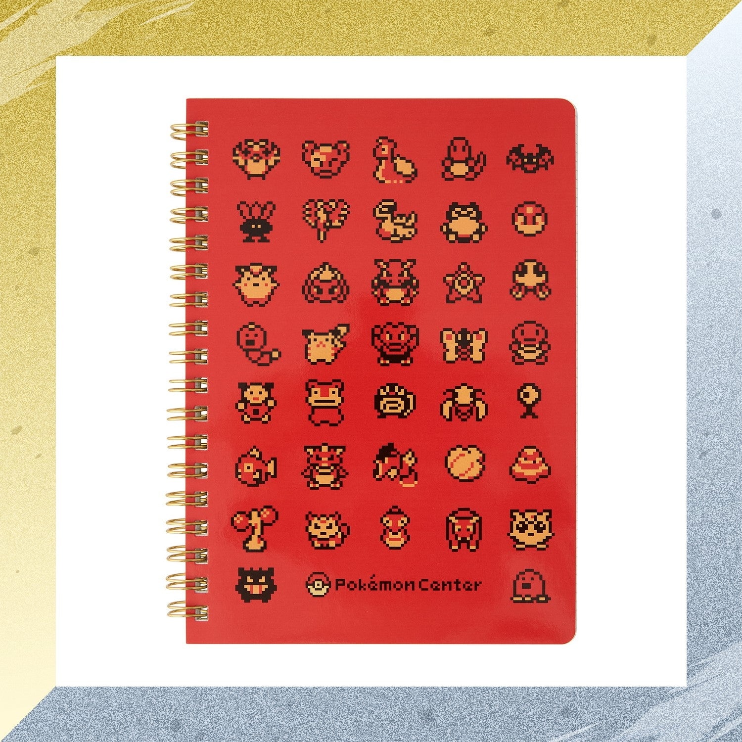 B6 ring notebook game dot gold silver