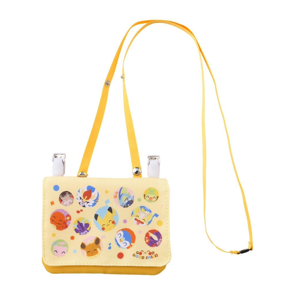 Pokemon Multi-Pocket Pouch with colorful pockets from Japan