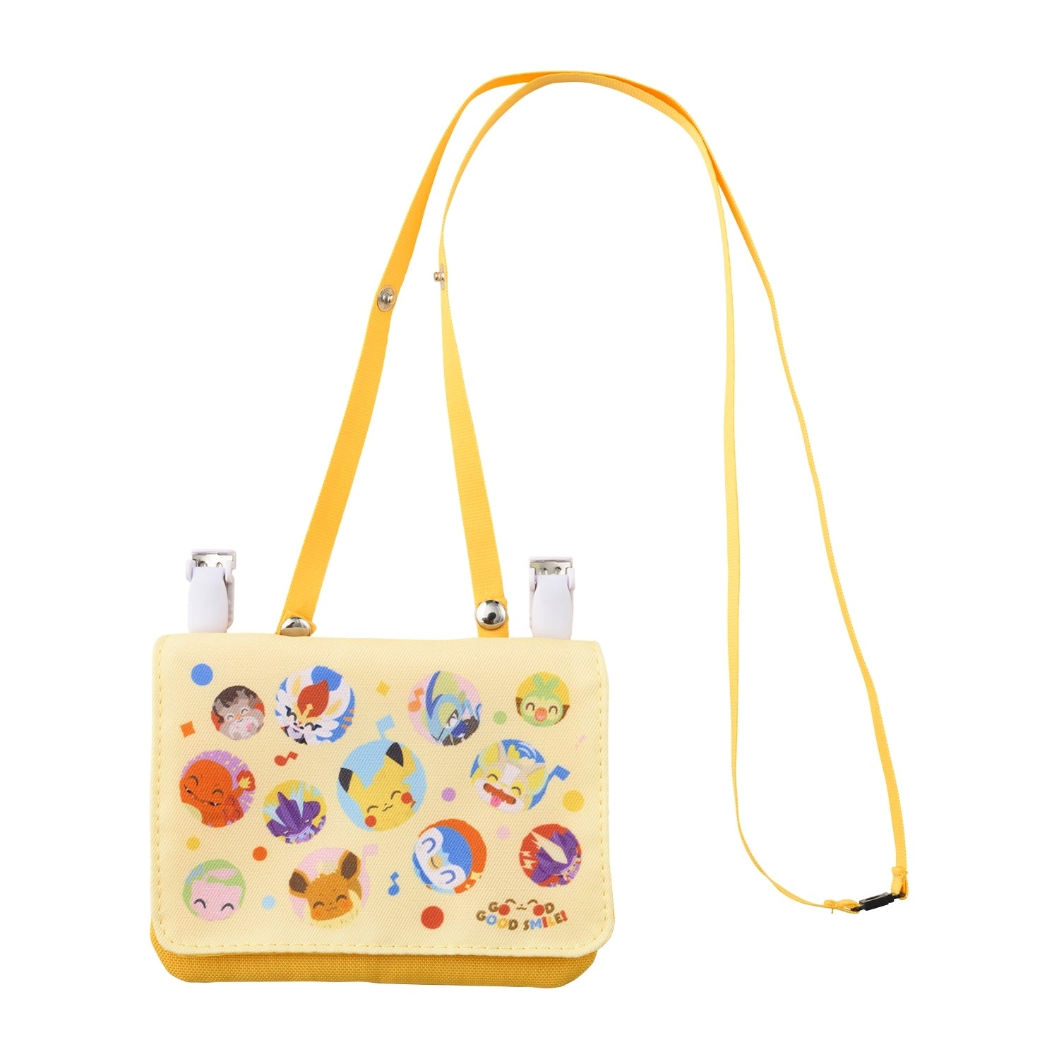 Pokemon Multi-Pocket Pouch with colorful pockets from Japan