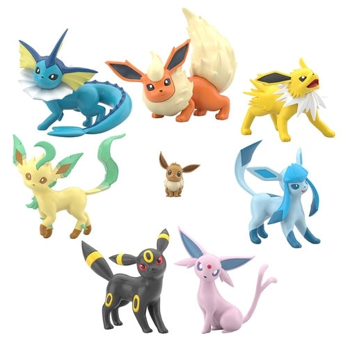 Pokemon Scale World Paldea Region Eevee Evolution Set