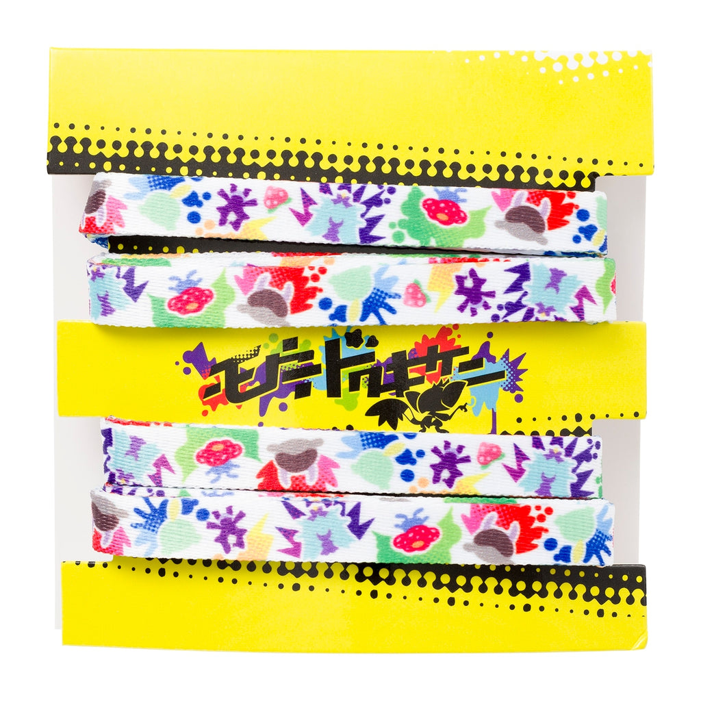 Pokemon Shoe Laces White with iconic design from Japan