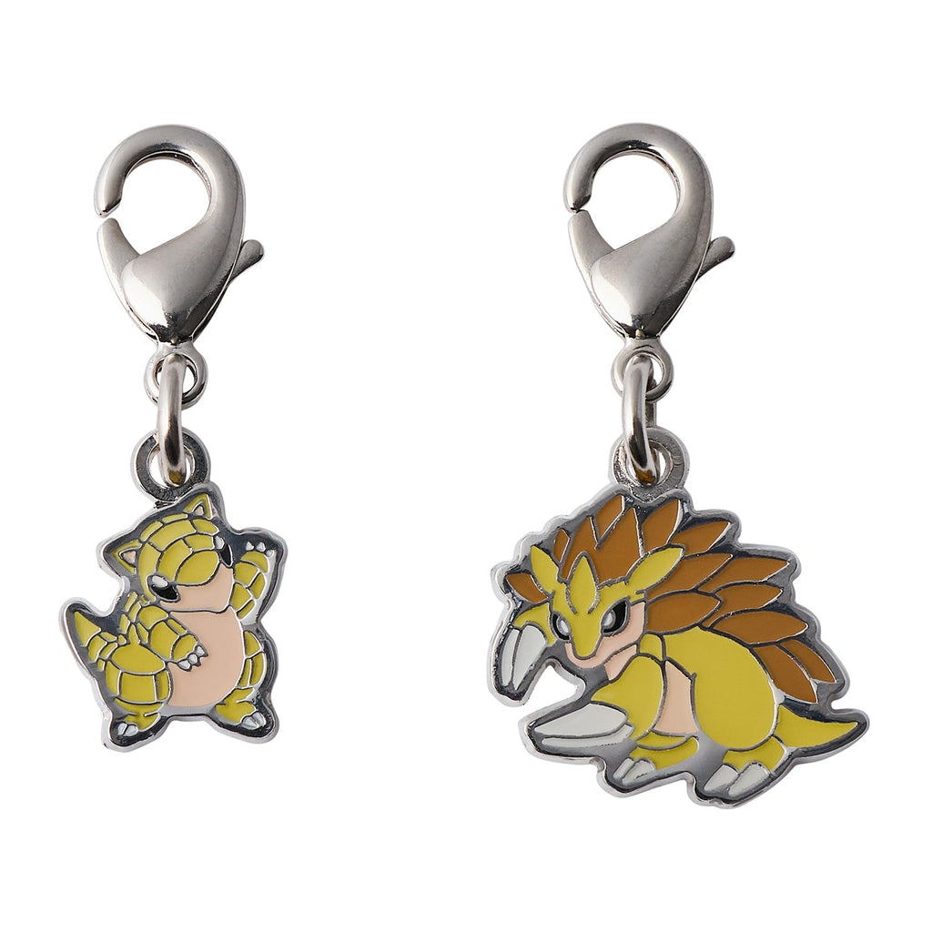 Pokemon Metal Charm 027/028 with character design from Japan