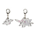National Encyclopedia Metal Charm 974/975 with Pokemon character from Japan