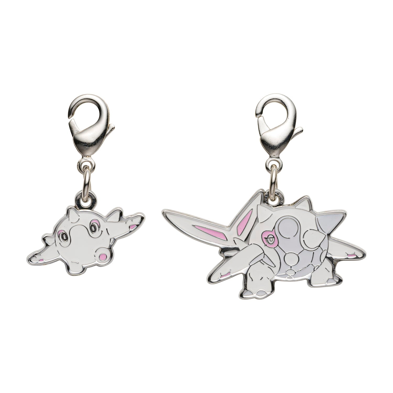 National Encyclopedia Metal Charm 974/975 with Pokemon character from Japan