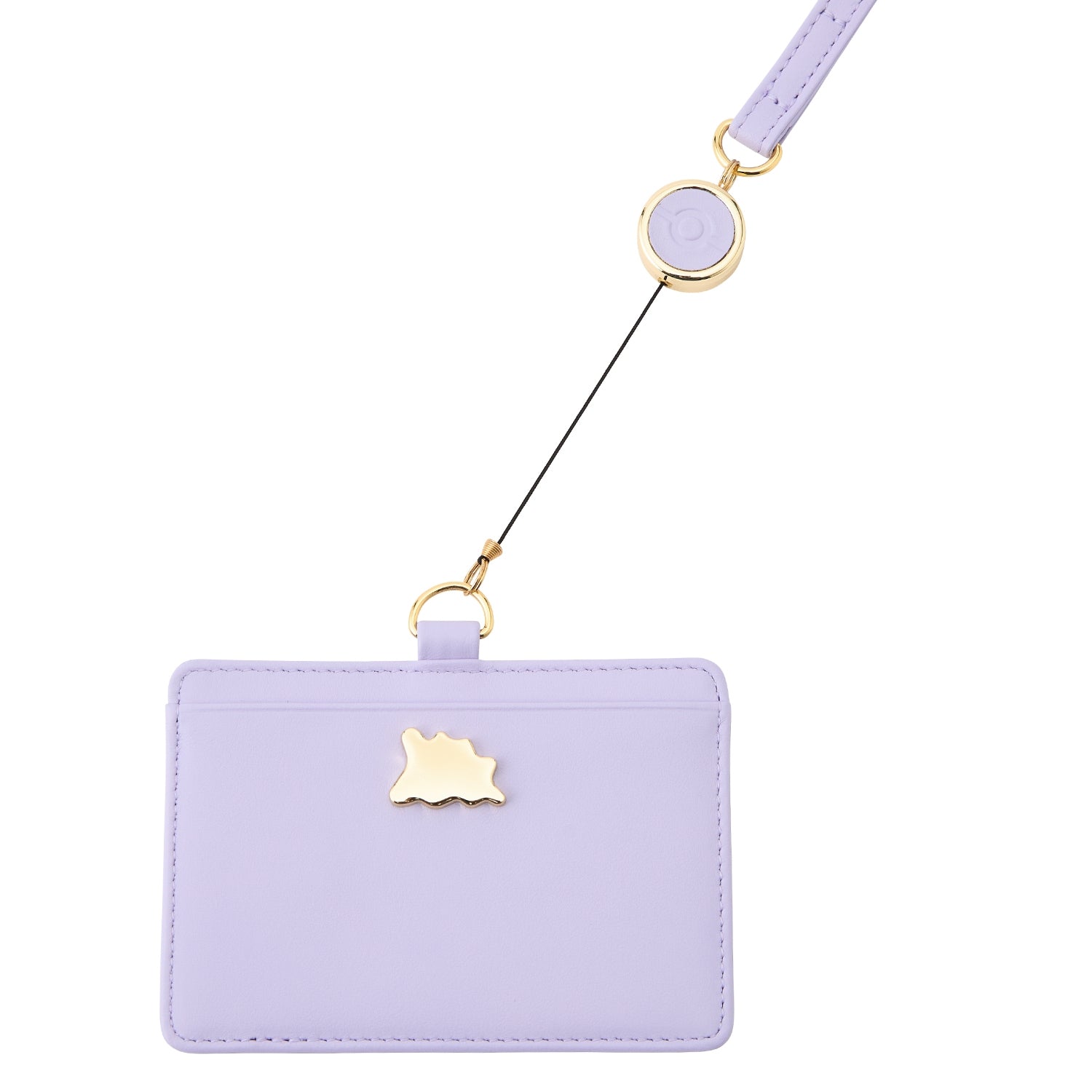 Genuine leather ID card case Metamon