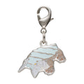 National Encyclopedia Metal Charm H713, a detailed metal charm from Japan, featuring a Pokemon character
