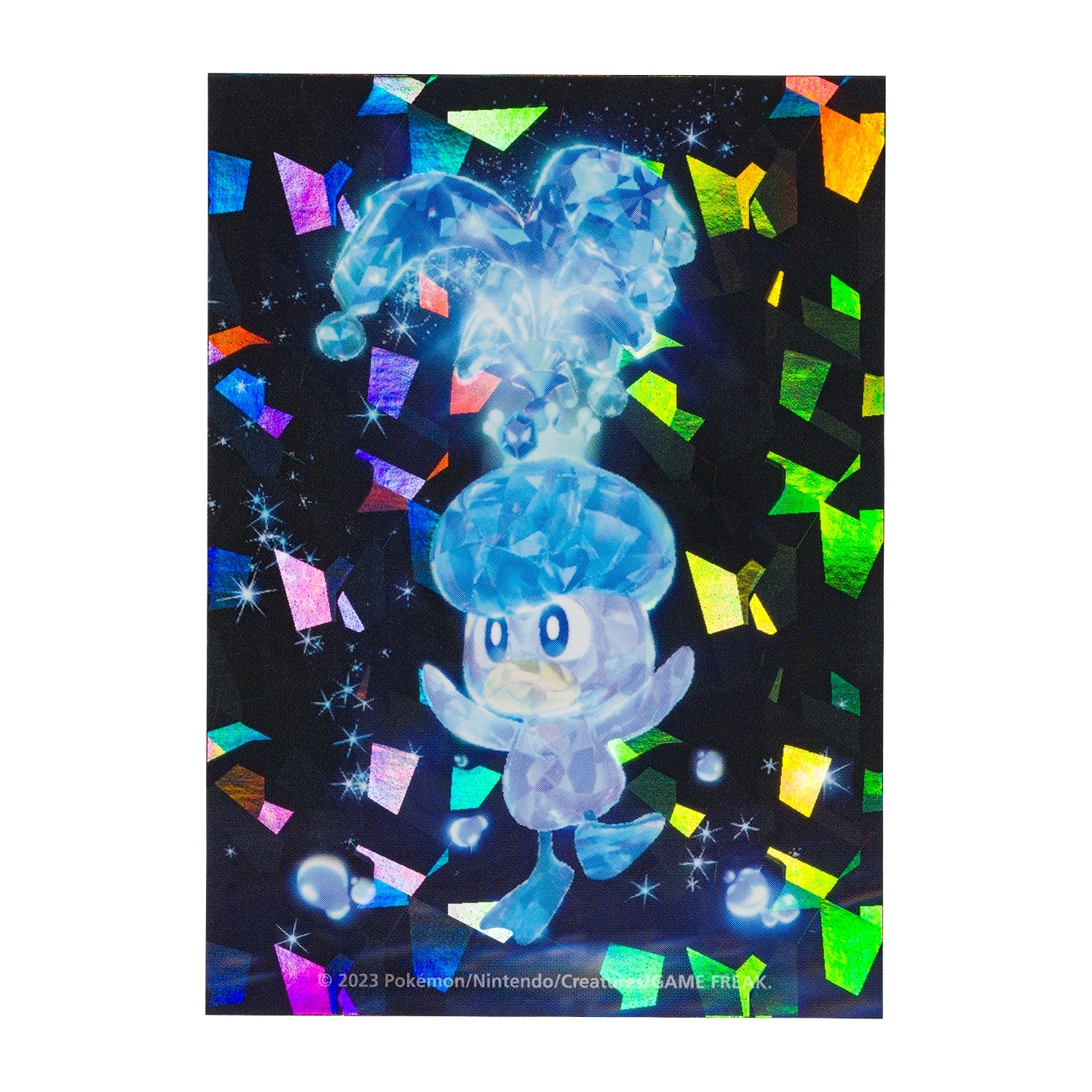 Quaxly Pokemon Sticker Water Terrace Tarukwass from Japan, featuring a duckling design