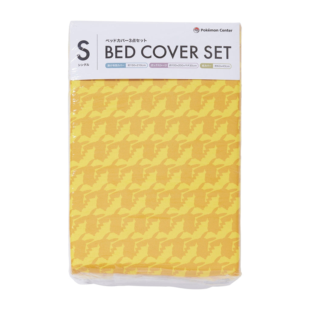 3 Piece Bed Cover Set Pikachu Single