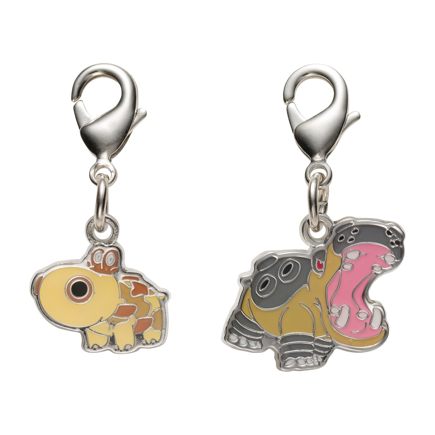 National Encyclopedia Metal Charm 449/450 from Japan, detailed metal charm with Pokemon design
