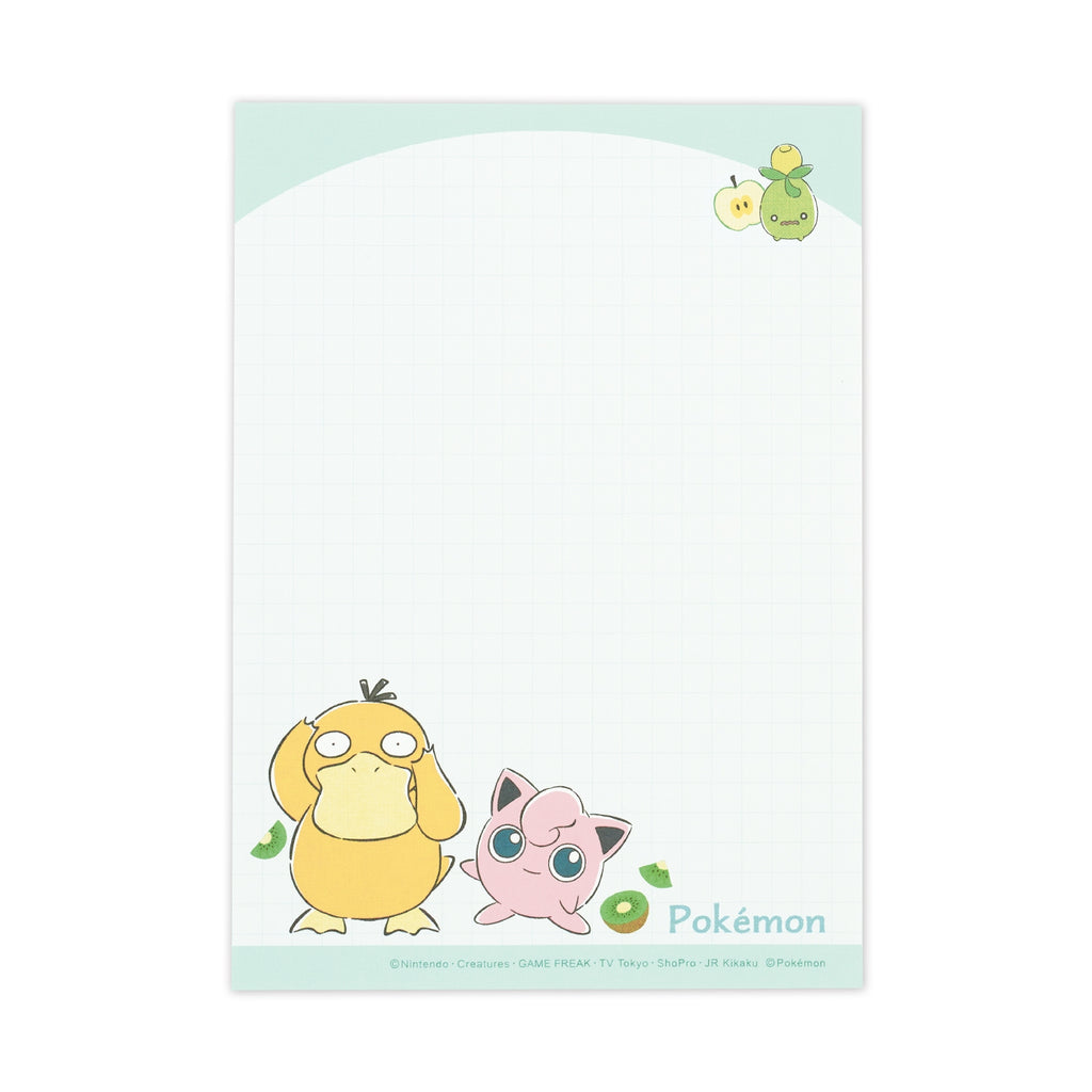 Pokémon Center Japan Clear sheet memo ring with collectible packaging from Japan