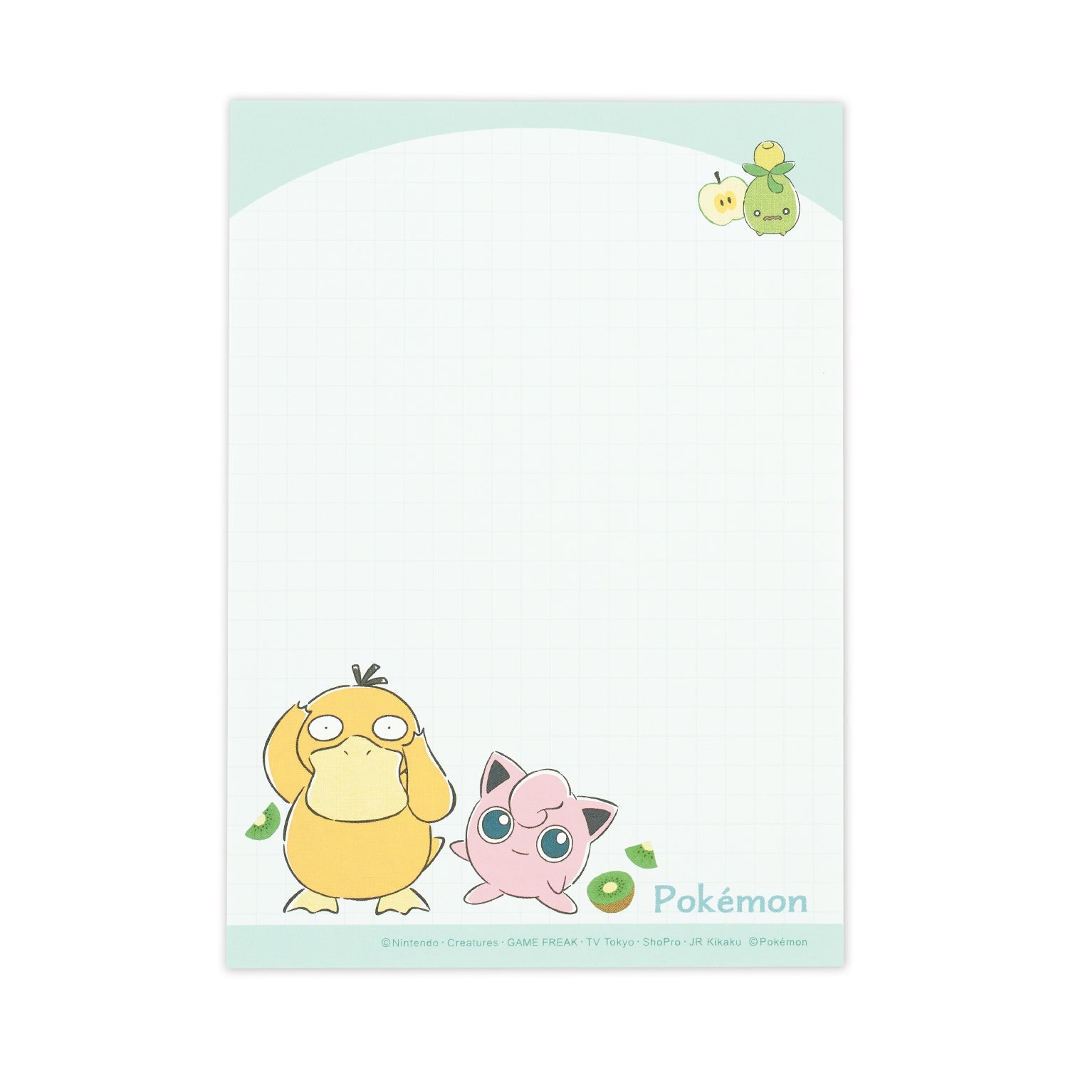 Pokémon Center Japan Clear sheet memo ring with collectible packaging from Japan