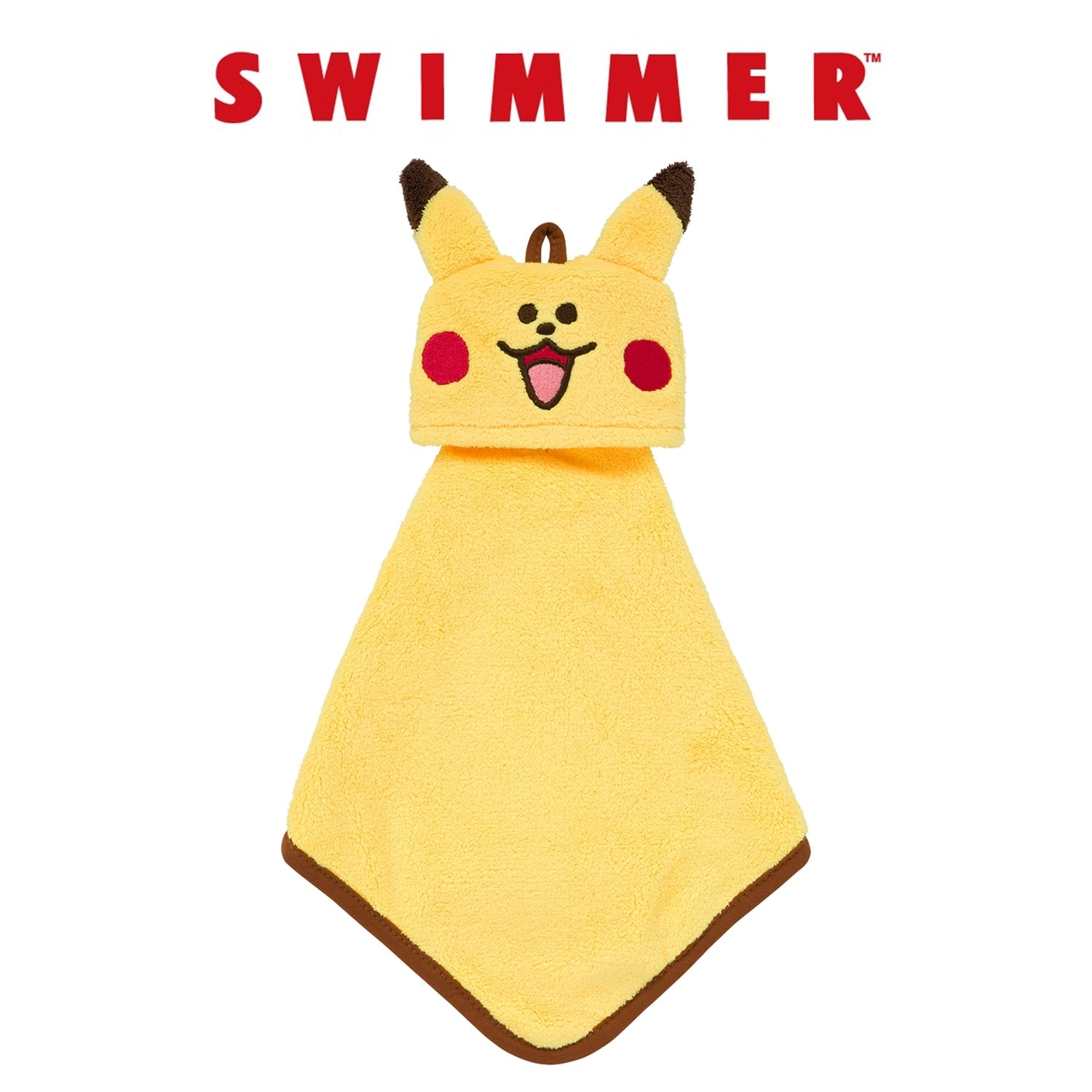 SWIMMER Hand Towel Mascot Pikachu from Japan, cute Pikachu design